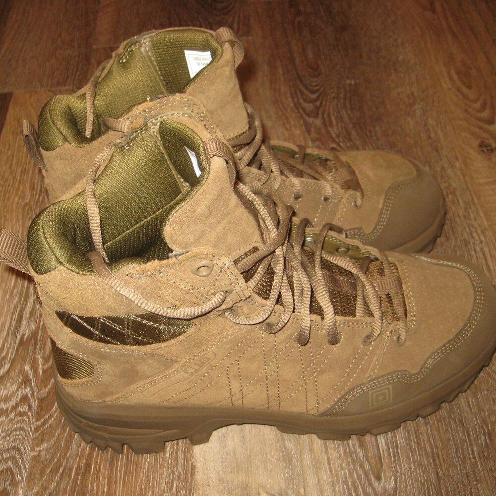 5.11 Tactical Cable Hiker Tactical Boot Dark Coyote Size 10.5 Regular